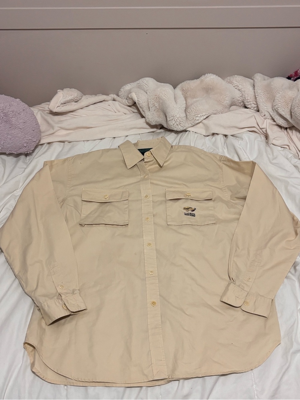 Vintage Lauren Ralph Lauren Shirt - Fishing Fly Pattern